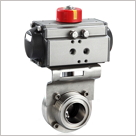 氣動(dòng)衛(wèi)生級(jí)螺紋蝶閥